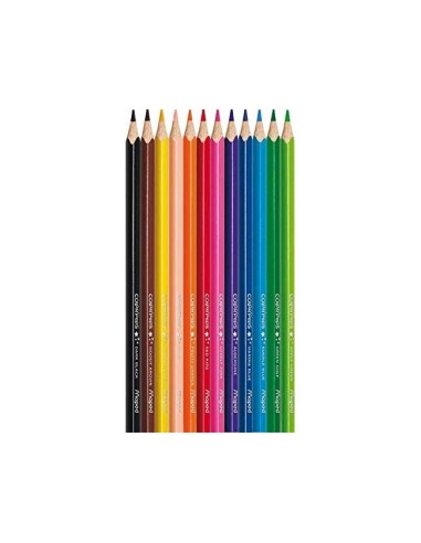 LAPICES COL.MAPED 183212 TRIANGULARES CAJA 12UNID