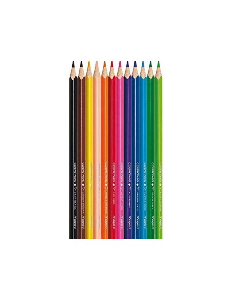 LAPICES COL.MAPED 183212 TRIANGULARES CAJA 12UNID