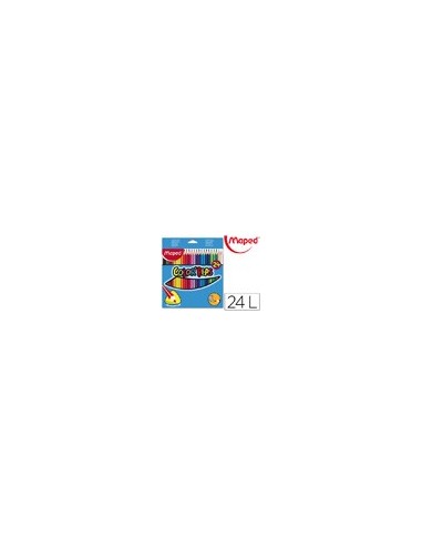 LAPICES COL.MAPED 183224 TRIANGULARES C/ 24