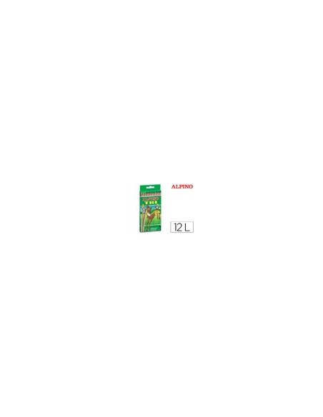 LAPICES COL.ALPINO TRI ESTUCHE 12 COL.SURT.
