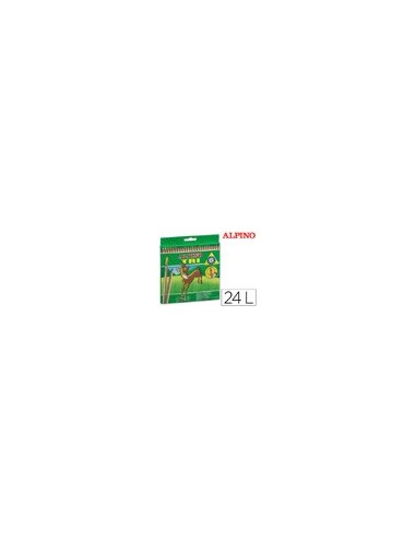 LAPICES COL.ALPINO TRI ESTUCHE 24 COL.SURT.