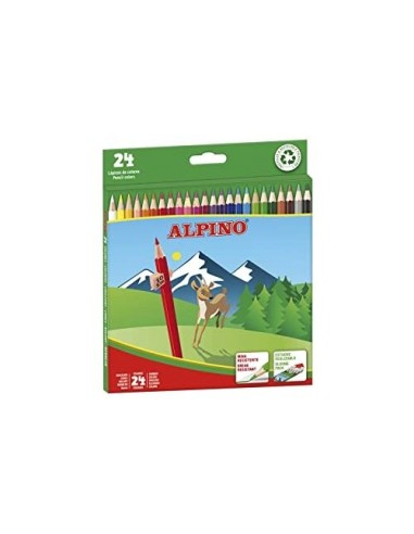 LAPICES COL.ALPINO TRI ESTUCHE 24 COL.SURT.