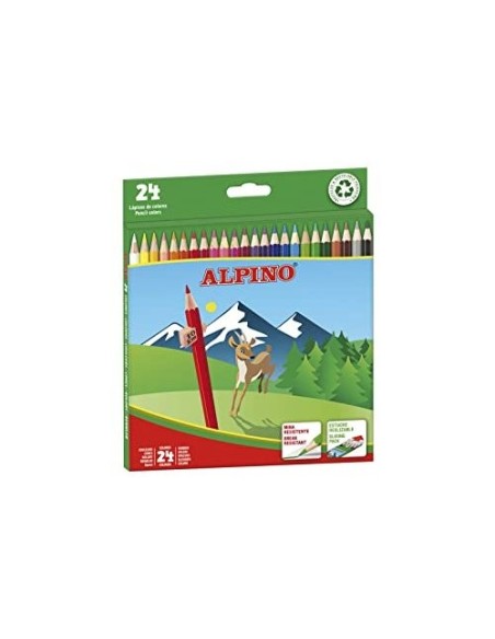 LAPICES COL.ALPINO TRI ESTUCHE 24 COL.SURT.