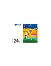 LAPICES COL.LYRA GROOVE SLIM TRIANGULAR MINAS 3,3 MM CAJA 24 COL.+ SA 2
