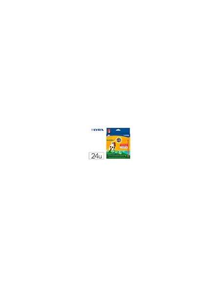 LAPICES COL.LYRA GROOVE SLIM TRIANGULAR MINAS 3,3 MM CAJA 24 COL.+ SA