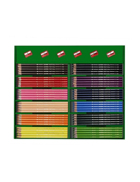 LAPICES COLORES ALPINO FESTIVAL CLASSBOX CAJA 288UD.12 SURT