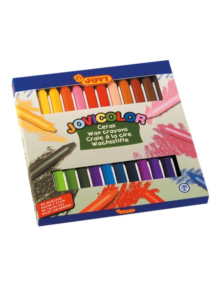 LAPICES CERA JOVICOLOR CAJA 24 COL.