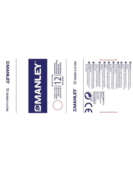 LAPICES CERA MANLEY UNICOLOR OCRE -CAJA DE 12 N.26 MNC04690/ N. 26