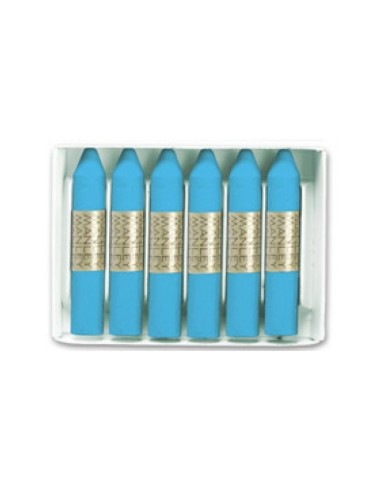 LAPICES CERA MANLEY UNICOLOR AZUL CELESTE -CAJA DE 12 N.17