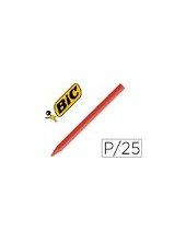 LAPICES PLASTIDECOR UNICOLOR ROJO-03 CAJA C/25 LAPICES 2