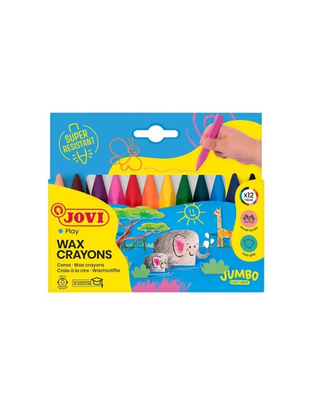 LAPICES CERA JOVICOLOR TRIWAX 12 COL.