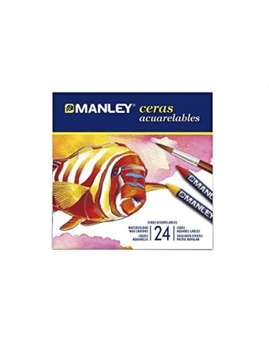 LAPICES CERA MASAT ACUARELABLE CAJA 24 UDS. COL.SURT.