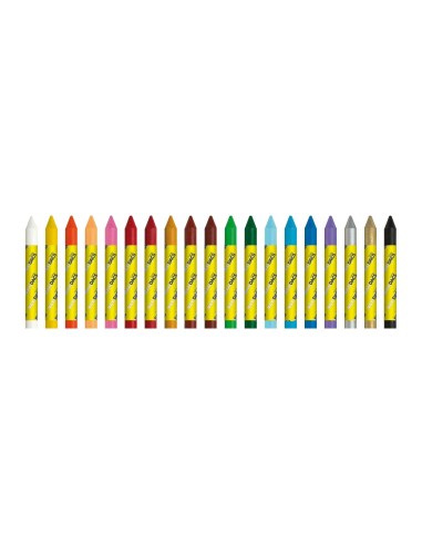 LAPICES DE CERA ALPINO MAXIDACS CAJA DE 15 COLORES SURTIDOS DX050216