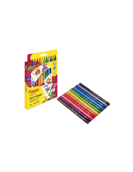 ROTULADOR JOVI CAJA 12 COL.