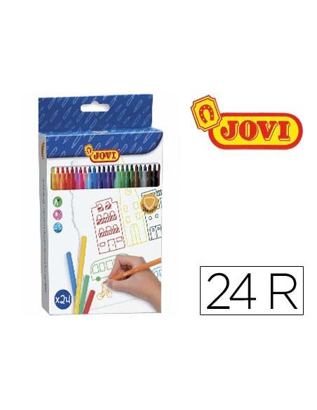 ROTULADOR JOVI CAJA 24 COL.