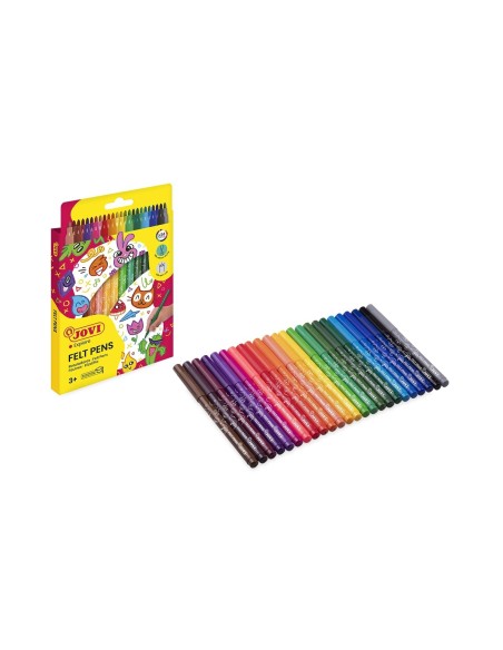 ROTULADOR JOVI CAJA 24 COL.
