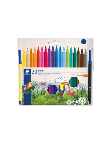 ROTULADOR STAEDTLER NORIS CLUBESTUCHE 20 COL.