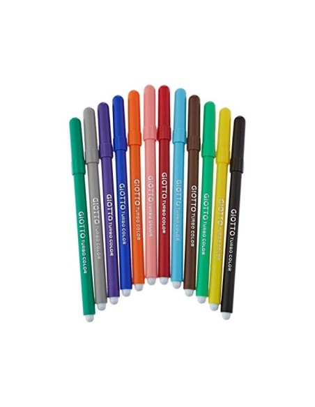 ROTULADOR GIOTTO TURBO 96UD.12 COL.X 8UD.LAVABLES PUNTA BLOQUEADA