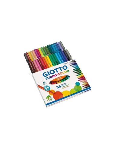 ROTULADOR GIOTTO TURBO COLOR CAJA DE 36 COLORES