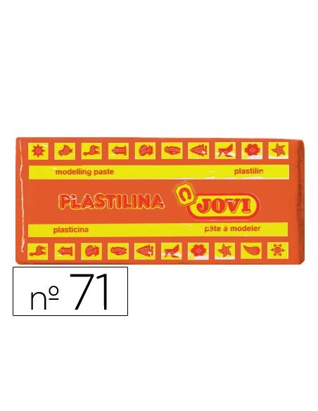 PLASTILINA JOVI 71 NARANJA UD. TAMAÑO MEDIANO