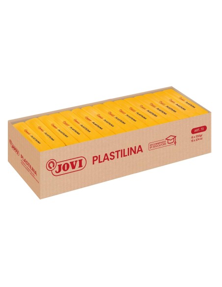 PLASTILINA JOVI 72 AMARILLO CLARO UD. TAMAÑO GRANDE