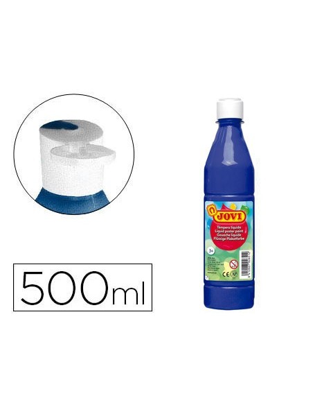TEMPERA LIQUIDA JOVI 500 CC AZUL ULTRAMAR