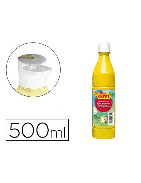 TEMPERA LIQUIDA JOVI 500 CC AMARILLO CLARO