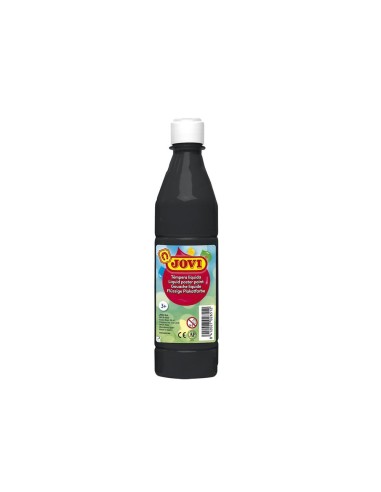 TEMPERA LIQUIDA JOVI 500 CC NEGRO