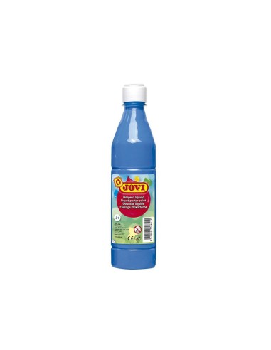 TEMPERA LIQUIDA JOVI 500 CC AZUL CYAN