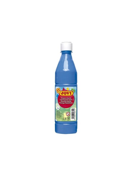 TEMPERA LIQUIDA JOVI 500 CC AZUL CYAN