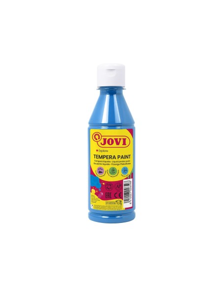 TEMPERA LIQUIDA JOVI 250 ML AZUL CYAN