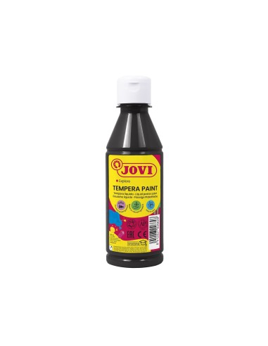 TEMPERA LIQUIDA JOVI 250 ML NEGRO
