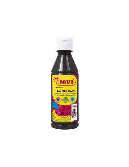 TEMPERA LIQUIDA JOVI 250 ML NEGRO