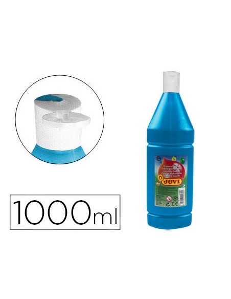 TEMPERA LIQUIDA JOVI 1000 CC AZUL CYAN