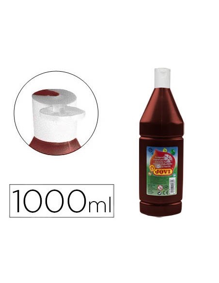TEMPERA LIQUIDA JOVI 1000 CC MARRON