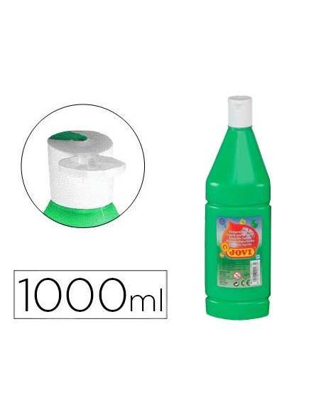 TEMPERA LIQUIDA JOVI 1000 CC VERDE MEDIO