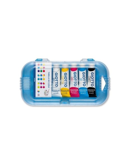 TEMPERA GIOTTO 7,5 ML 5 COLORES SURTIDOS