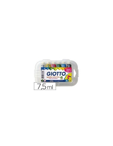 TEMPERA GIOTTO 7,5 ML 6 COLORES SURTIDOS