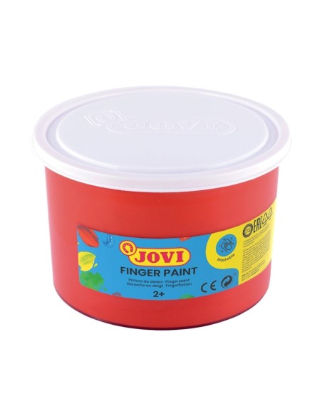 PINTURA A DEDOS JOVI 500 CC ROJO