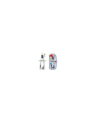 COMPAS MAPED 291010 C/BIGOTERA ABRAZADERA Y ESTUCHE MINAS