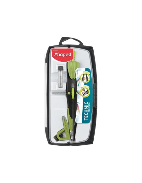COMPAS MAPED 291010 C/BIGOTERA ABRAZADERA Y ESTUCHE MINAS