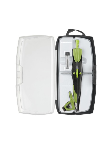 COMPAS MAPED 291010 C/BIGOTERA ABRAZADERA Y ESTUCHE MINAS