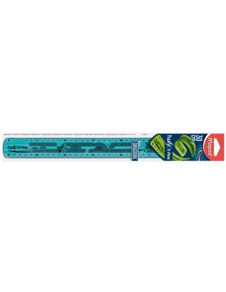 REGLA PLASTICO FLEXIBLE MAPED 30 CM COL.SURT.