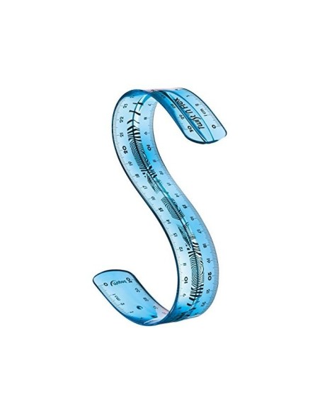 REGLA PLASTICO FLEXIBLE MAPED 30 CM COL.SURT.