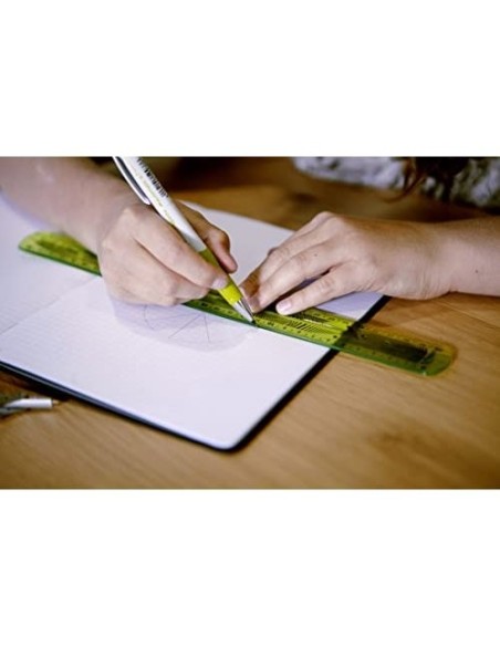 REGLA PLASTICO FLEXIBLE MAPED 30 CM COL.SURT.