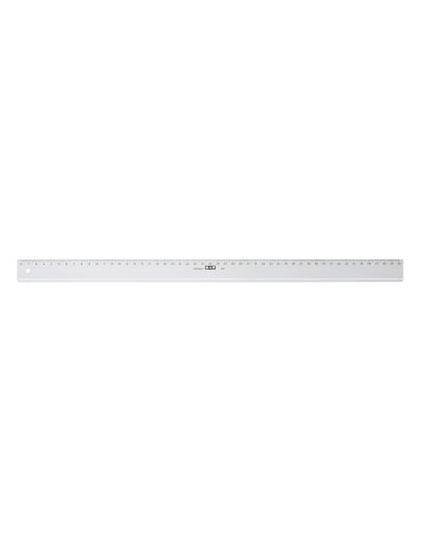 REGLA MOR 50 CM PLASTICO TPTE.