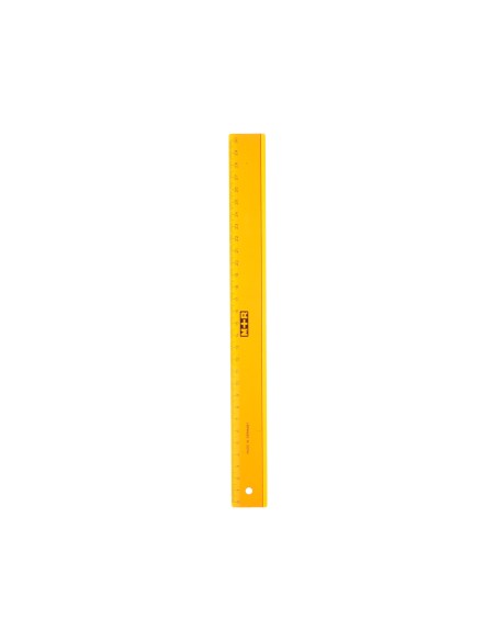 REGLA MOR 30 CM PLASTICO COLORES SURTIDOS GRADUADA Y BISELADA