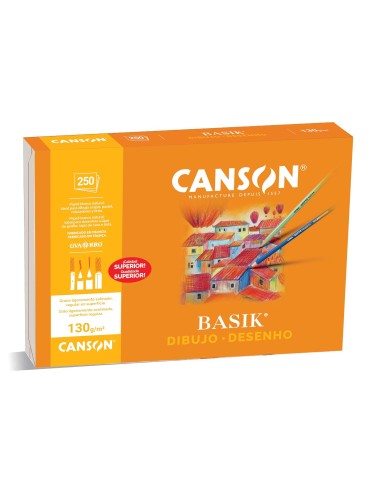 PAPEL DIBUJO BASIK 32.5X46 130 GR SIN RECUADRO
