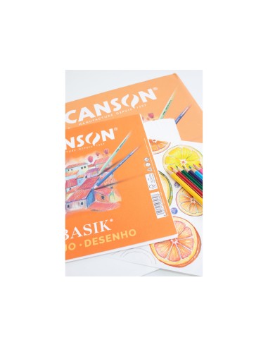 PAPEL DIBUJO BASIK DIN A3 + 32,5X 46,0 CMS C/RECUADRO EN MINIPACKS 10