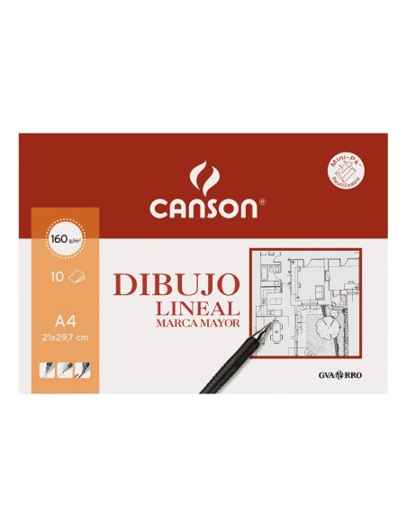 PAPEL DIBUJO MARCA MAYOR 160GRDIN A4 EN MINIPACKS 10 H.